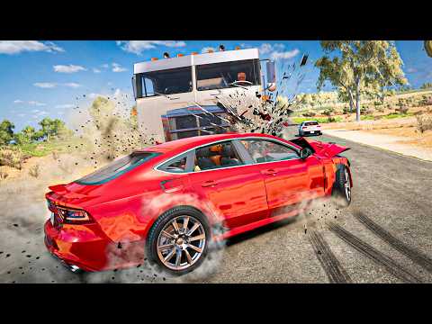 Dangerous High Speed Car Crashes #1 | BeamNG Realistic Crashes Cinematic