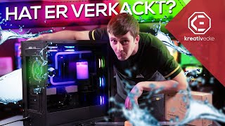 KANN EIGENTLICH JEDER einen GAMING PC BAUEN (MIT CUSTOM WASSERKÜHLUNG) Sein erstes Mal