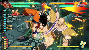 DRAGON BALL FighterZ base form goku corner air loops
