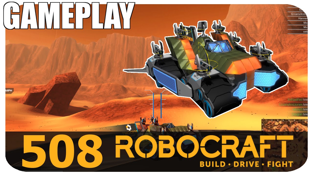 Robocraft Gameplay T3 TRAX Plasma Tank - Classic Mode
