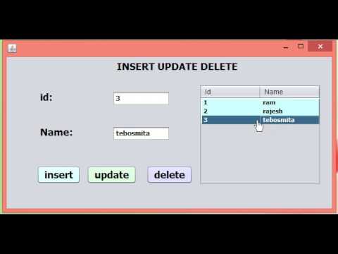 Database connection with sqlite using netbeans- Silchar Techno