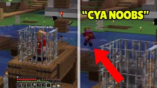 The Butcher Army Tried to KILL Technoblade but He ESCAPED from the cage on Dream SMP! The Butcher Army Tried to KILL Technoblade but He ESCAPED from the cage on Dream SMP!