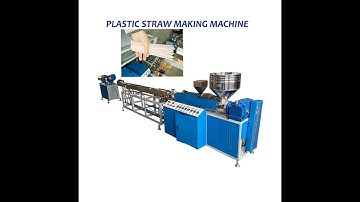 cheap price Tri -colors plastic drinking straw making machine