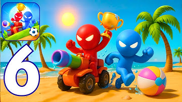 Stickman Party - Gameplay Part 6 CHAMPIONSHIP Random MiniGames -  Walkthrough (iOS, Android)