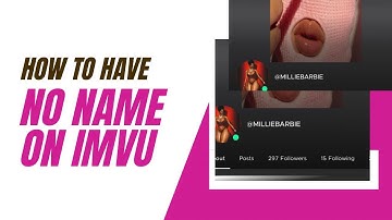 HOW TO HAVE NO NAME ON YOUR AVATAR|| remove your avatar name