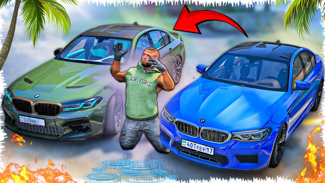 Джонни өзінің БМВ Ф-90 көлігін мықты тюнингтады 🔧 (GTA V)