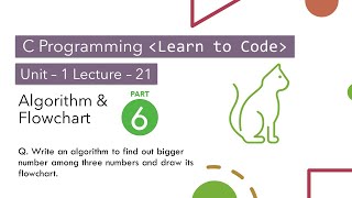 Unit-1 Lecture-21 Algorithm and Flowchart Part-6