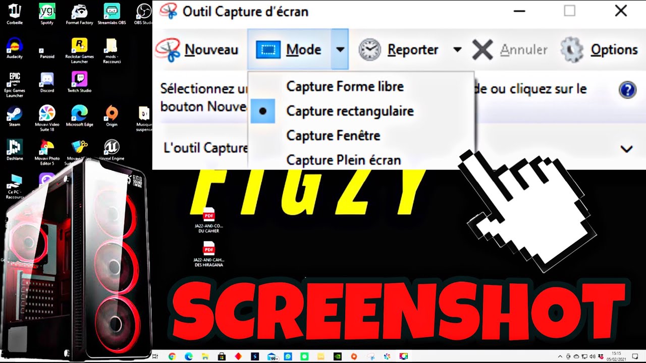 [AIDE PC] COMMENT FAIRE UN SCREEN DE SON ECRAN PC - YouTube