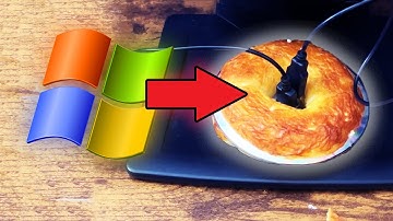 Installing Windows XP on a Bagel [April Fools]
