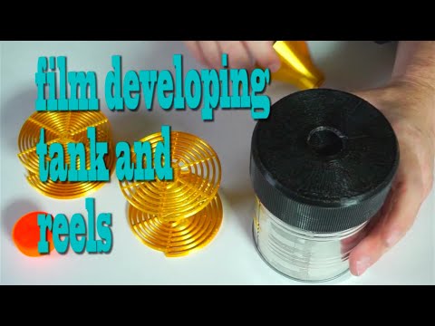 3D printed Developing Tank and 120 and 35mm Reels.  Files in description.