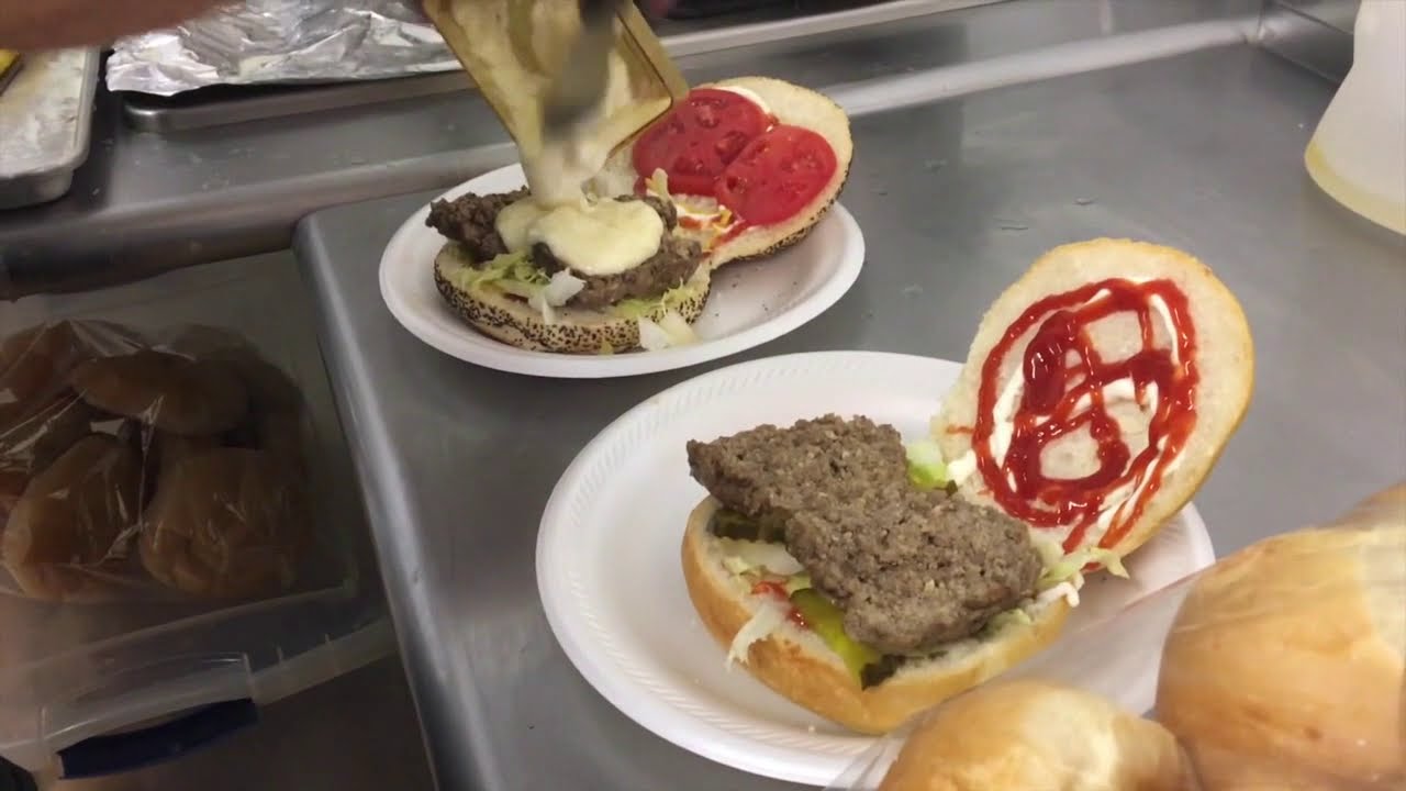 Making a American Steamed Cheeseburger YouTube