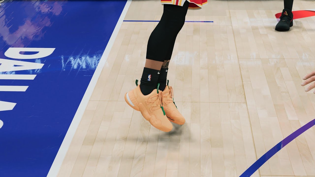 trae young shoes peach tree