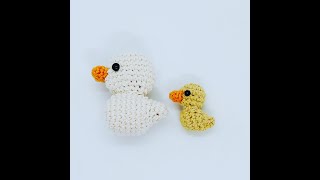 Crochet あひるの親子の編み方動画①～親あひるの編み方～　by SAKITOMO