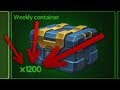 Tanki Online - Opening 1200 Weekly Containers |  танки Онлайн