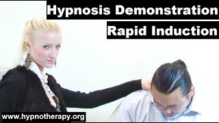 Hypnotist Corrine - 6 Instant Inductions Hypnosis Demonstration #hypno #hypnosis
