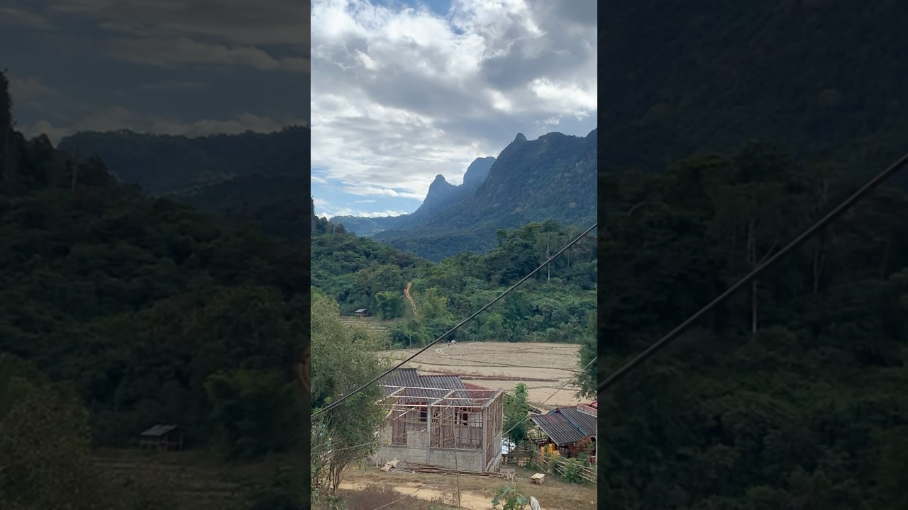 Leaving the Ethnic Tai Deng Village of Ban Na - Near Muang Ngoi, Laos