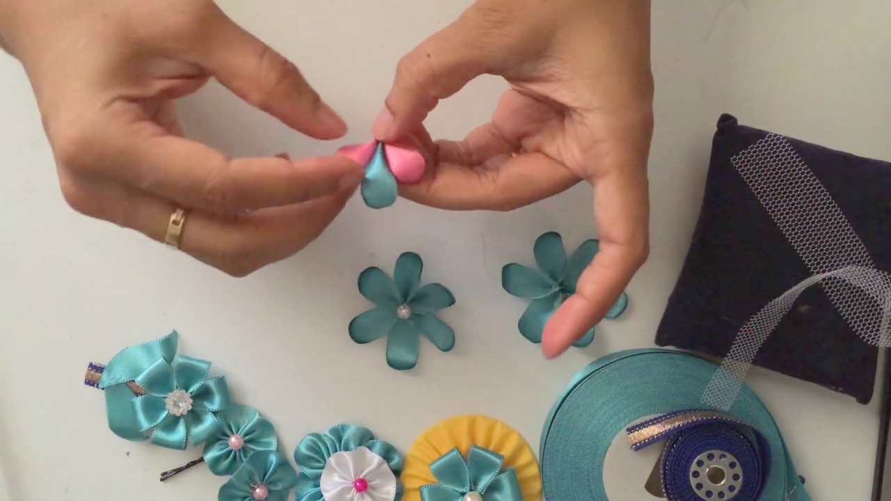 Ribbon hair clip YouTube