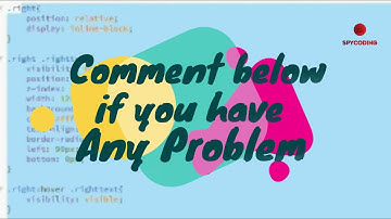 Make an awesome ToolTip without Javascript|Howto#1|SpyCoding