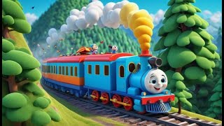 The Train on the Track Goes Choo Choo | Fun Train Song for Kids | Sing and Learn Sounds