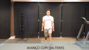 AVANÇO COM HALTERES
