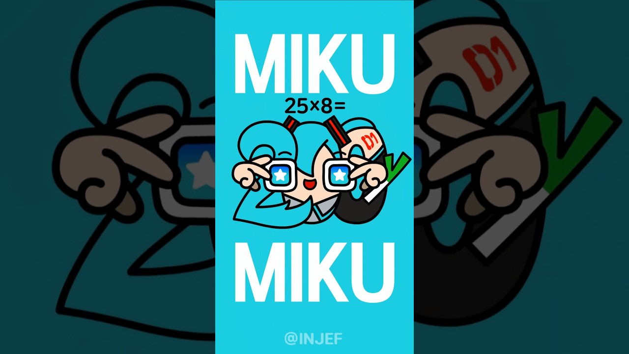 Times Table Lore (Hatsune Miku)│Number Lore meme 