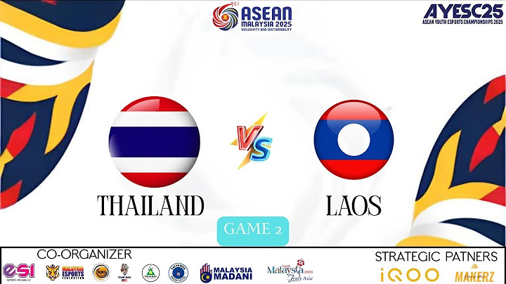 THAILAND vs LAOS | ASEAN YOUTH ESPORTS CHAMPIONSHIP 2025 - GAME 2 | eFootball™