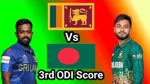 Score Ban vs Sri Lanka 3rd ODI Match 2025।। ।।3rd ODI Match Summery Update।।8th July 2025।।