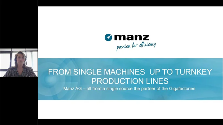 Manz AG - From Single Machines to Turnkey Production Lines