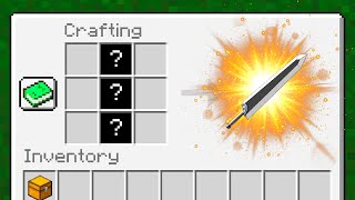 how to craft the dragon slayer sword ? | berserk | minecraft