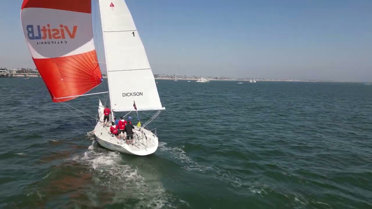 2024 Ficker Cup   Final 1   Thomson v Dickson leeward mark