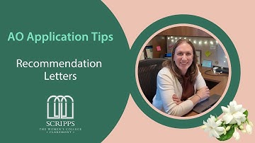 Scripps Admission: Recommendation Letters
