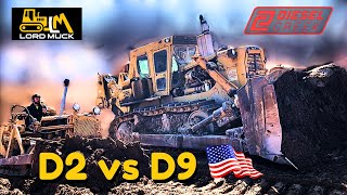 CAT D9H vs CAT D2 - Kitty play time