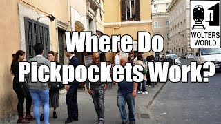 Where Do Pickpockets Rob Tourists?