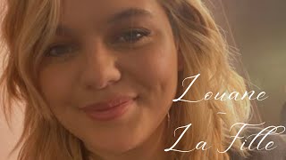 Video thumbnail of "Louane - La Fille / Letra en Español y Francés"