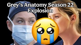 Grey’s Anatomy Season 22: Explosion Aftermath  and  Shocking Spoilers!#greysanatomy #movie