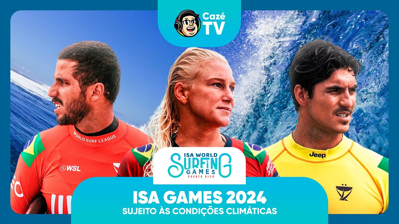 AO VIVO E COM IMAGENS: MEDINA, FILIPINHO, TATI WESTON-WEBB E MUITO MAIS | ISA GAMES 2024 | 25/02