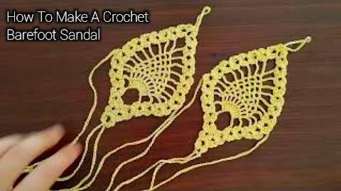 Create Stunning Crochet Barefoot Sandals