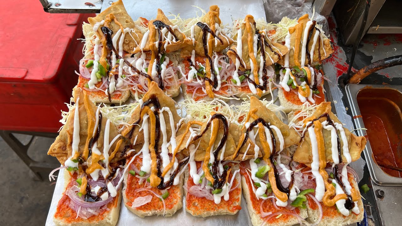 Baroda Famous Jungly Bun Samosa Indian Street Food YouTube