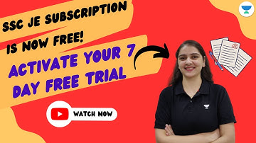 Free 7-Day Trial: Access SSC JE & STATE AE Subscriptions Now!