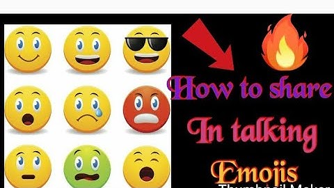 How to download and share talking emoji watch this full video solve the problem