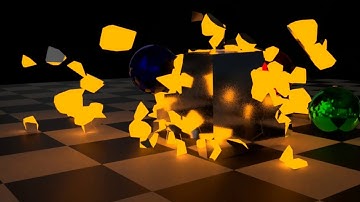 Fracturing With Constraints Test - Blender3D