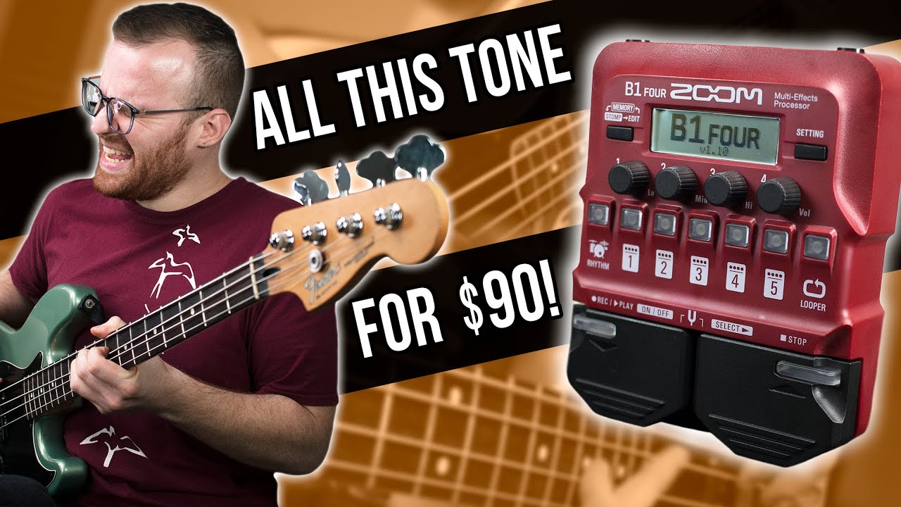 The Ultimate Bass Multi-Effect Pedal For Under $100?! - Zoom B1 [Demo] - YouTube