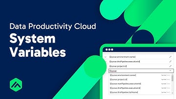 System Variables | Data Productivity Cloud