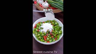 #232 Pan fried chili | Ớt áp chảo | STREEST CUISINE TV #Shorts