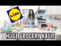 HUGE LIDL GROCERY HAUL ON A BUDGET | LoveLexyNicole