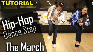 HipHop/Party Basic Dance Step: The March Step | Beginner Tutorial by MDS Duo, Urban Dance