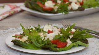 салат с курицей и овощами салат с курицей и овощами