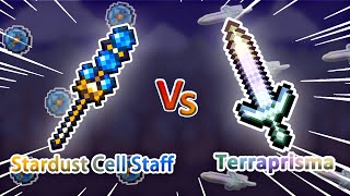 【Terraria 1.4】- Terraprisma Vs Stardust Cell Staff (Normal Mode & God Mode)