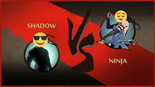shadow vs new ninja girl no weapon for shadow only Kicks cool gameplay ll Shadow Fight 2 screenshot 5