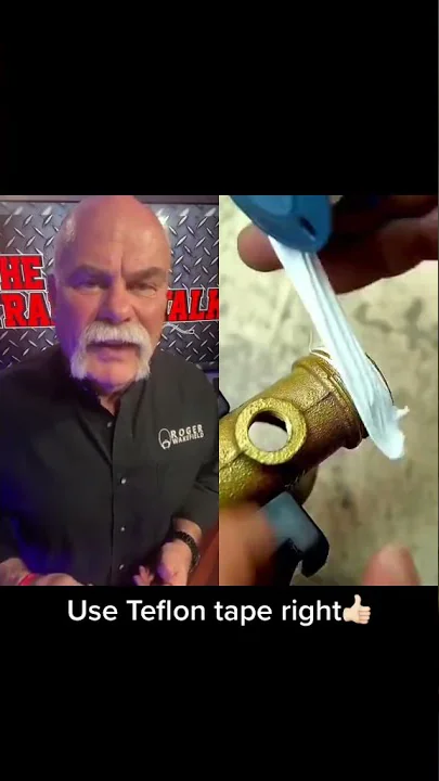 How to Use Teflon Tape RIGHT